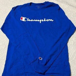 Champion Royal Blue Long Sleeve Tee